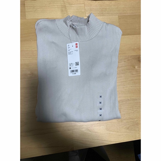 UNIQLO(ユニクロ)のユニクロ リブハイネックT レディースのトップス(ニット/セーター)の商品写真