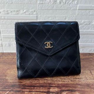 シャネル(CHANEL)のシャネル ビコローレ Ｗホック 三つ 折り 財布 コンパクト ミニ ココマーク(財布)