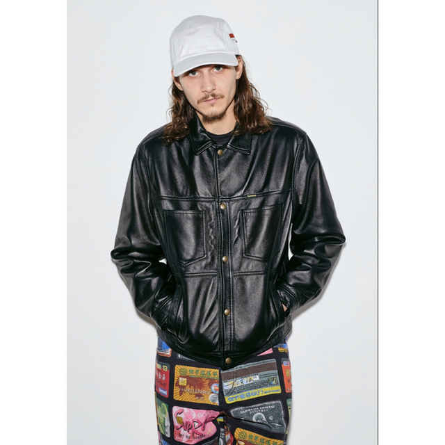 Supreme - supreme Schott Leather Work Jacket M