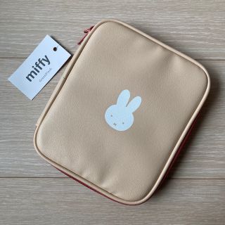 ミッフィー(miffy)の新品 ミッフィー バイカラーマルチステーショナリーポーチ ベージュ×ピンク(ポーチ)