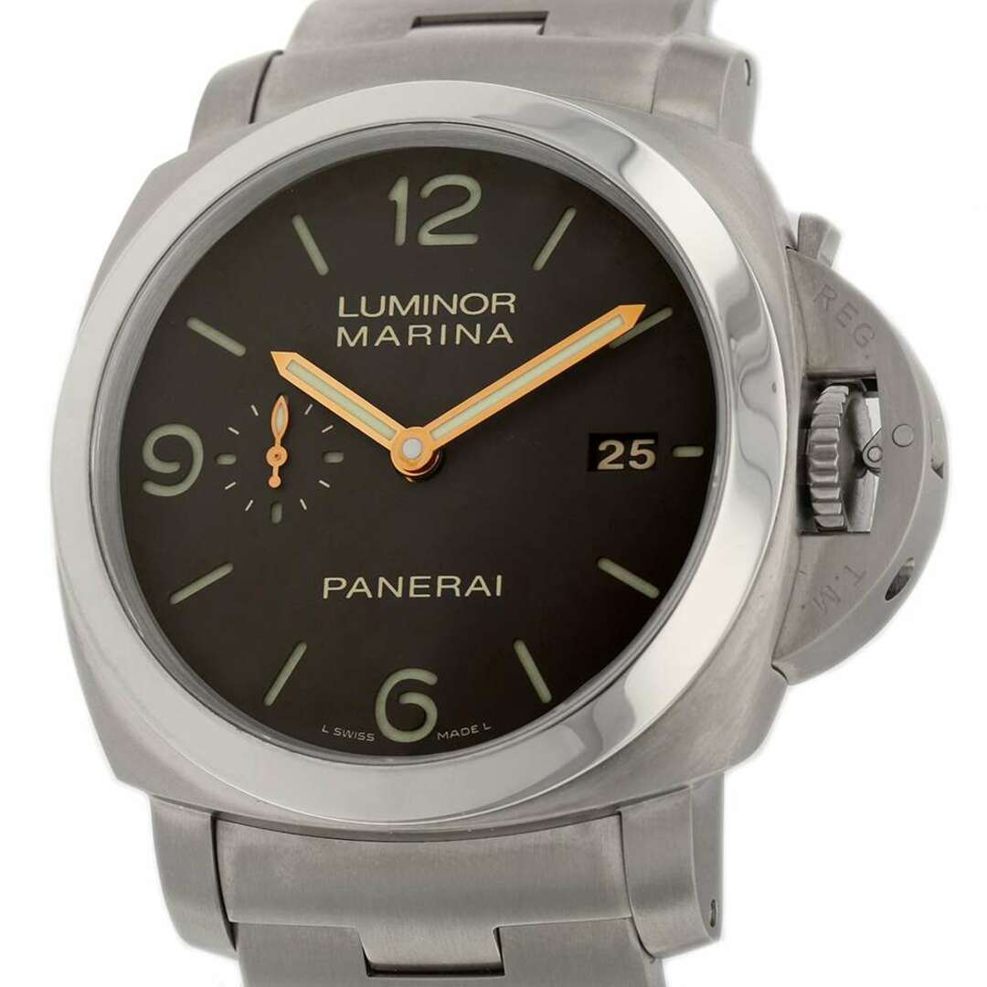 【内祝い】 1950 ルミノール パネライ - PANERAI 3デイズ グレー文字盤 腕時計 PANERAI PAM00352 腕時計(アナログ)