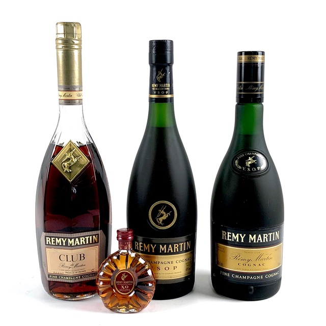 ヘネシー レミーマルタン XO Hennessy Remyミニボトル 4本セット