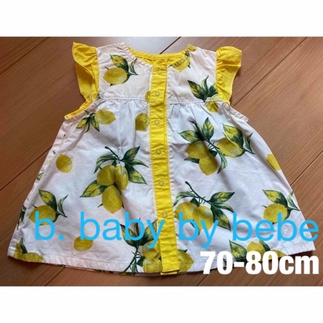 b. baby by bebe ワンピース　女の子　70-80サイズ | フリマアプリ ラクマ