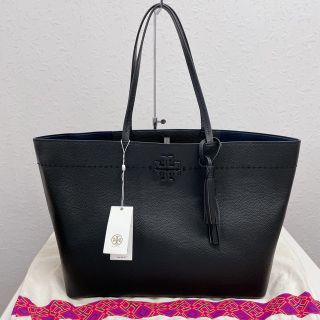 トリーバーチ(Tory Burch)のトリーバーチ　マックグロー　トートバッグ　フリンジ42200 018 ブラック(トートバッグ)