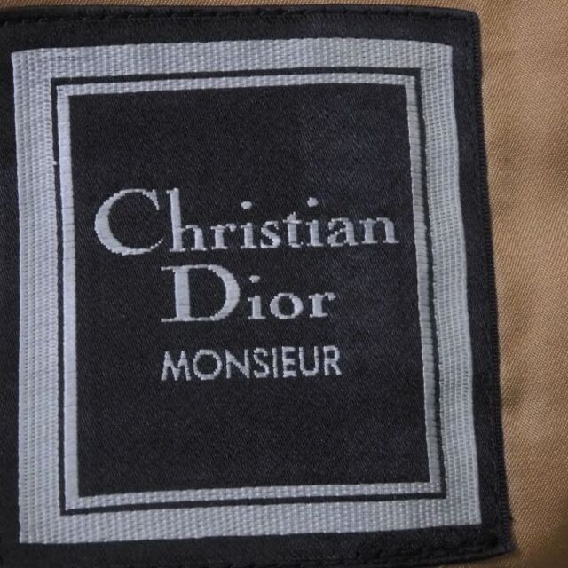 Dior(ディオール)の Christian Dior MONSIEUR ディオール ジャケット 1点 ベージュ AB6 ウール 綿 背抜き ネーム入り メンズ AM3897A57  メンズのジャケット/アウター(ダッフルコート)の商品写真