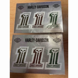 ハーレーダビッドソン(Harley Davidson)のハーレーダビットソン　ステッカー2枚セット(ステッカー)