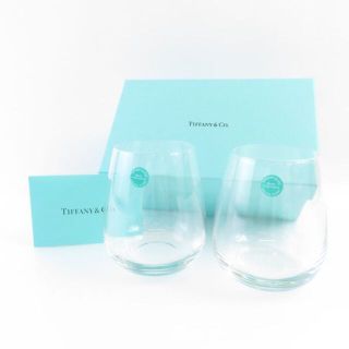 ティファニー(Tiffany & Co.)の未使用TIFFANY＆Co. ティファニータンブラー 2点 クリアペア グラス SY5349B3 (タンブラー)