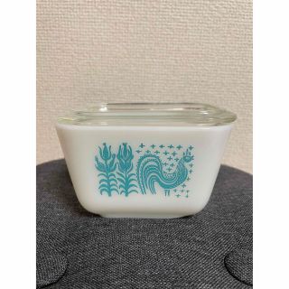 パイレックス(Pyrex)のPYREX ガラス蓋つき入れ物ニワトリUSA パイレックス(容器)