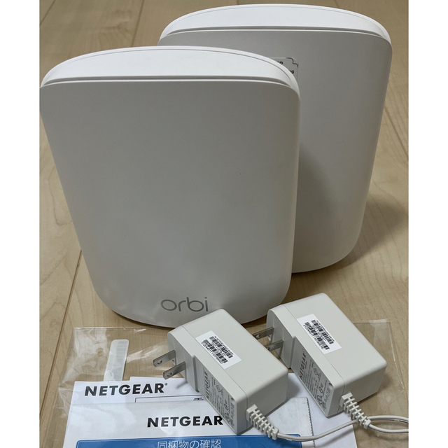 【よね様専用】NETGEAR AX1800 Orbi メッシュWiFi スマホ/家電/カメラのPC/タブレット(PC周辺機器)の商品写真