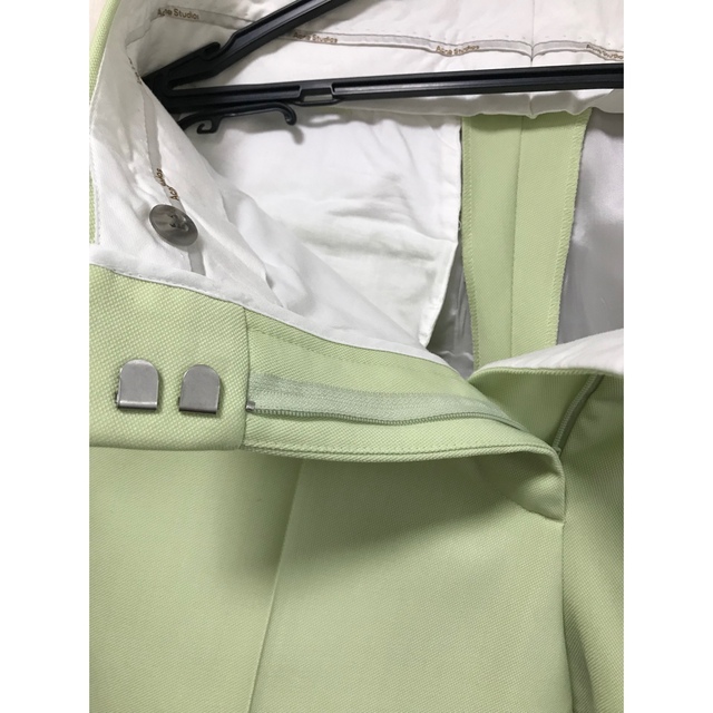 アクネ イエロー グリーン パンツ | www.fleettracktz.com