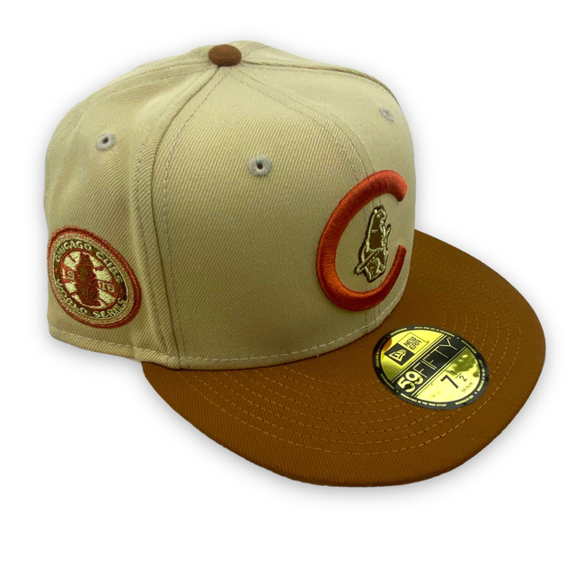 NEW ERA(ニューエラー)の新品 ニューエラ シカゴカブス 7 1/2 サイドパッチ ベージュcubs メンズの帽子(キャップ)の商品写真