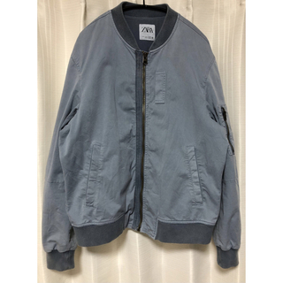 ザラ(ZARA)のZARA MA-1 コットン ビンテージ加工 Mサイズ(ブルゾン)