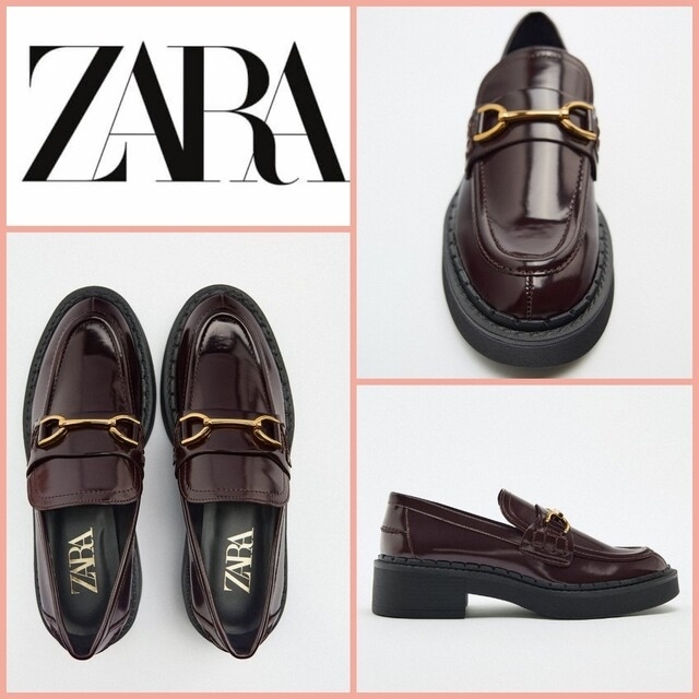 ZARA トラックソールローファー