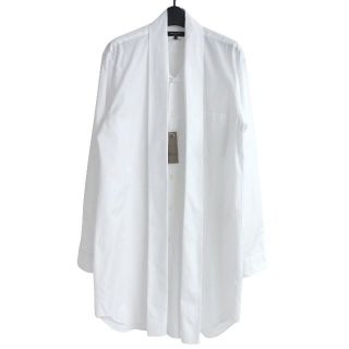 コムデギャルソンオムプリュス(COMME des GARCONS HOMME PLUS)のコムデギャルソン オムプリュス 21AW リボンカラーロングシャツ(シャツ)