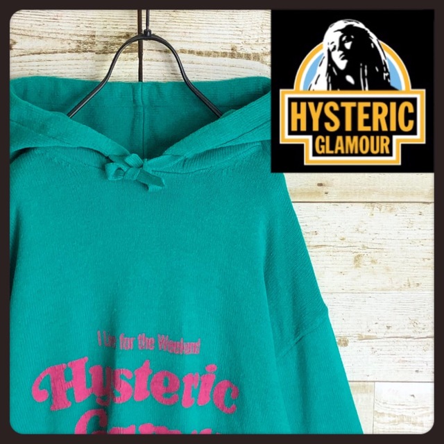 hystericglamour ヒステリックグラマー ニット パーカー ロゴ入り