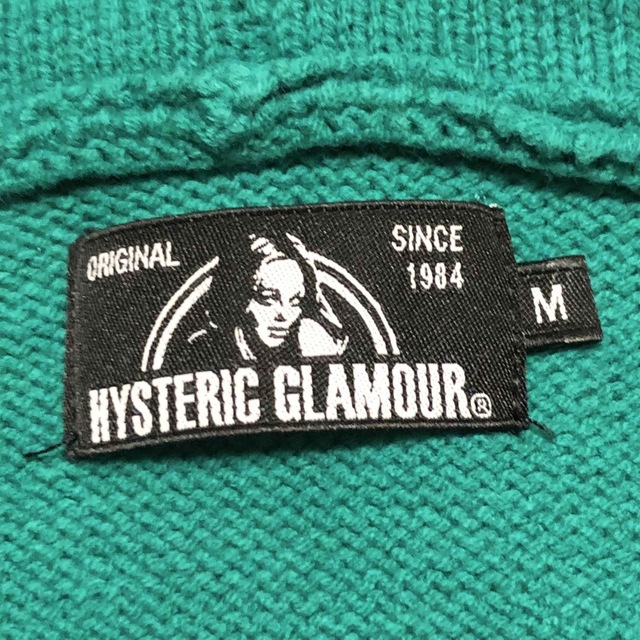 hystericglamour ヒステリックグラマー ニット パーカー ロゴ入り