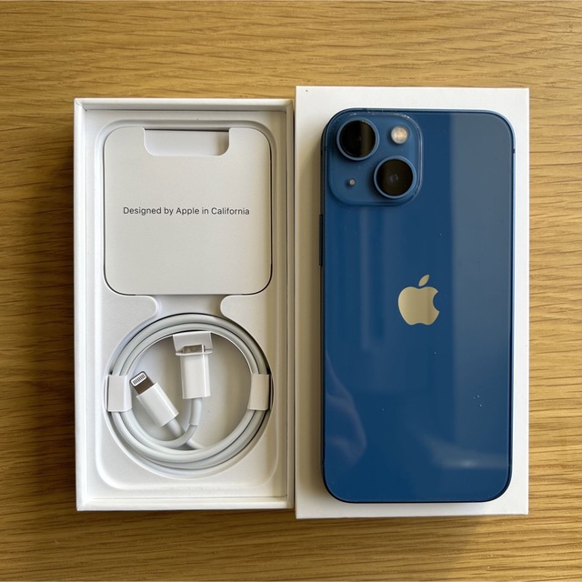 100％の保証 【美品】iPhone - Apple 13 SIMフリー GB 128 ブルー mini