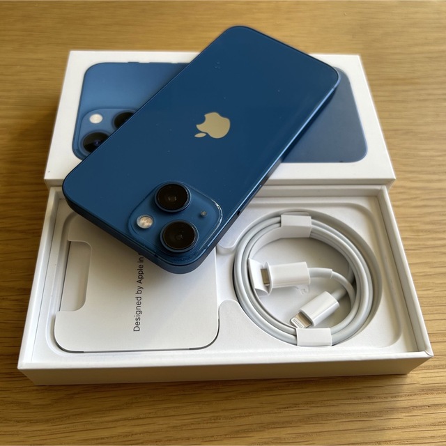 【美品】iPhone 13 mini ブルー 128 GB SIMフリー