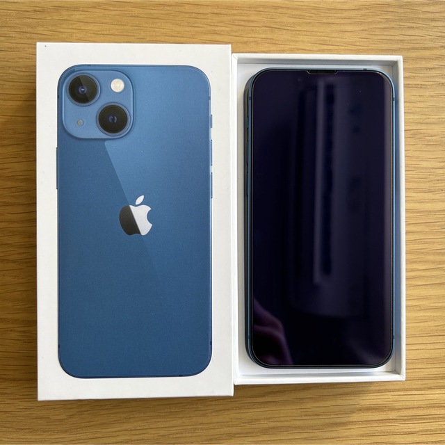 【美品】iPhone 13 mini ブルー 128 GB SIMフリー