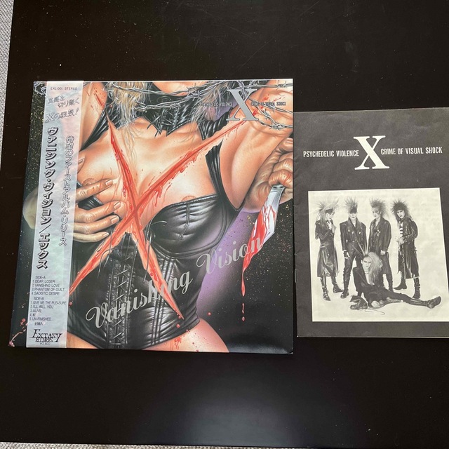 X / Vanishing Vision LP 1st 限定ブックレット付き www.bookbuzz.net