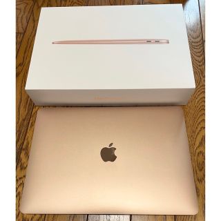 アップル(Apple)の【超美品】Apple MacBook air M1 2020 ピンクゴールド(ノートPC)