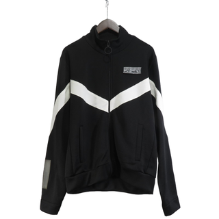 オフホワイト(OFF-WHITE)のOFF-WHITE TRACK JACKET BLACK(パーカー)