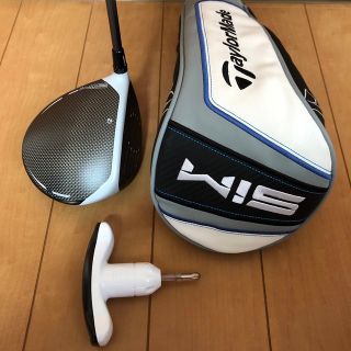 テーラーメイド(TaylorMade)のまぁまぁ美品　テーラーメイドSIM MAXドライバー　10.5  SR(クラブ)