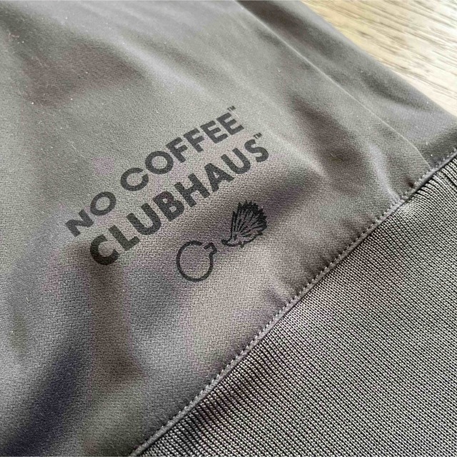 CLUBHAUS × NO COFFEE NO GOLF ハーフジップピステ L スポーツ/アウトドアのゴルフ(ウエア)の商品写真