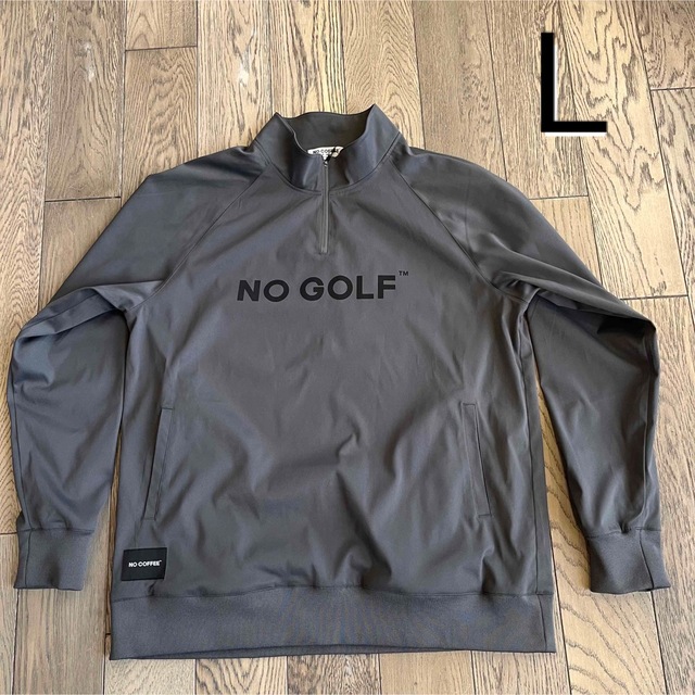 CLUBHAUS × NO COFFEE NO GOLF ハーフジップピステ L - ウエア