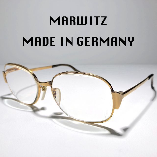 RODENSTOCK - MARWITZ ドイツ製ヴィンテージメタルフレームメガネ ゴールドの通販 by NEO's shop｜ローデン