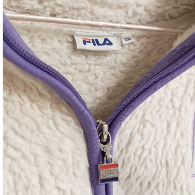 FILA(フィラ)のFILA　 ボアジャケット　キッズ150cm キッズ/ベビー/マタニティのキッズ服女の子用(90cm~)(ジャケット/上着)の商品写真