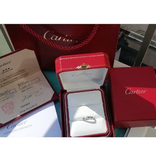 カルティエ(Cartier)の最終値引き　カルティエ　プラチナ　リング(リング(指輪))