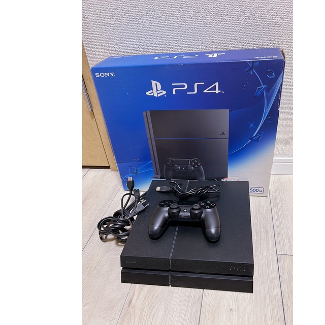 PlayStation4(プレイステーション4)のSONY PlayStation4 本体 CUH-1200AB01 エンタメ/ホビーのゲームソフト/ゲーム機本体(家庭用ゲーム機本体)の商品写真