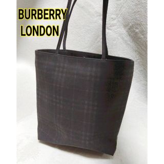 バーバリー(BURBERRY)のBURBERRY　LONDON　ノバチェック　バケツ型　トートバッグ　バケツ(ハンドバッグ)