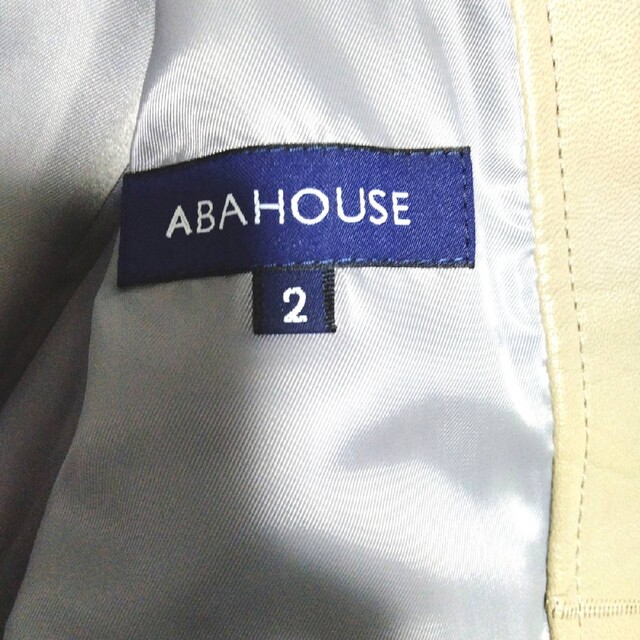 ABAHOUSE(アバハウス)の本革　定価6万　ABAHOUSE　シングル　ライダース　ジャケット　レザー　2 メンズのジャケット/アウター(レザージャケット)の商品写真