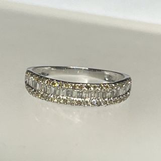 特価☆K18WGダイヤリング0.50ct(リング(指輪))