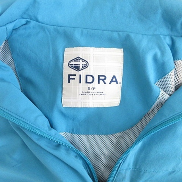 FIDRA(フィドラ)のフィドラ FIDRA ゴルフ ウインドブレーカ ジャケット 半袖 ブルー S/P スポーツ/アウトドアのゴルフ(ウエア)の商品写真