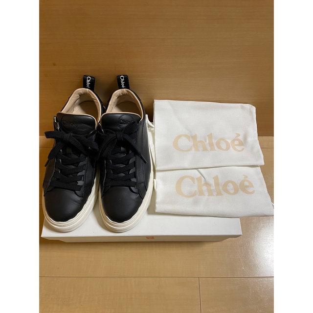 Chloe(クロエ)のクロエ　chloe　レザースニーカー　laurenスニーカー レディースの靴/シューズ(スニーカー)の商品写真