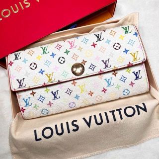 ルイヴィトン(LOUIS VUITTON)のルイヴィトン　ポルトフォイユサラ　マルチカラー　長財布　小銭入れ付　カード入6枚(財布)