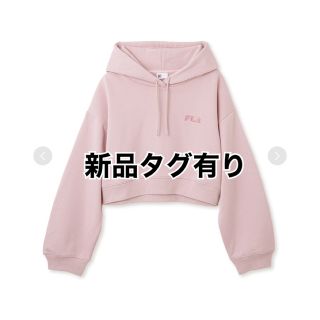 スナイデル(SNIDEL)の新品【SNIDEL|FILA】ORGANICSショートパーカー(パーカー)