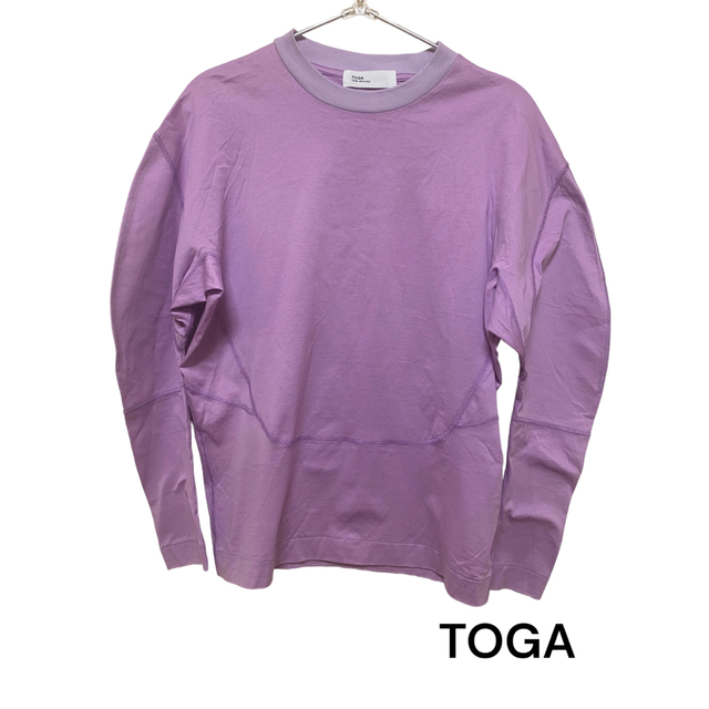 【新品未使用・タグ付き】TOGA パッチワークロングスリーブTシャツ