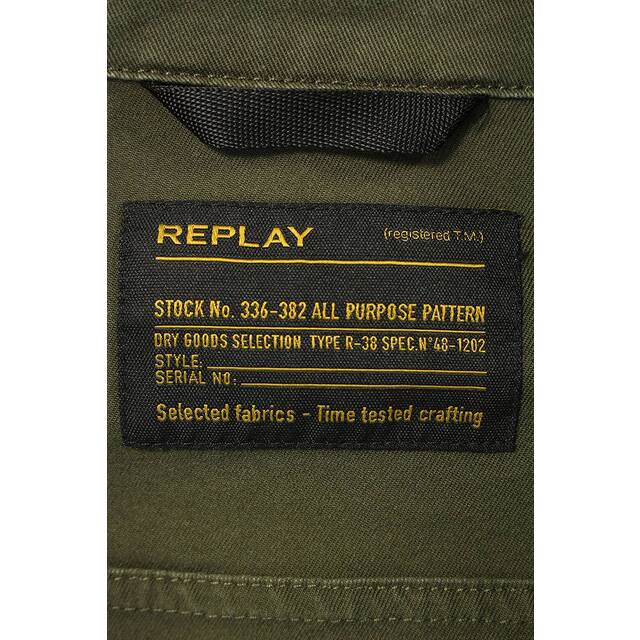 Replay(リプレイ)のリプレイ M4069.000.84163 ジップアップミリタリーブルゾン メンズ M メンズのジャケット/アウター(ブルゾン)の商品写真