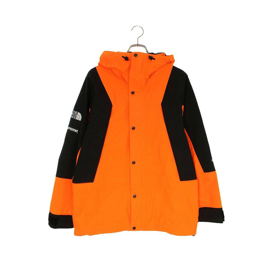 シュプリーム ×ノースフェイス THE NORTH FACE 16AW Mountain Light Jacket パワーオレンジマウンテンライトジャケットブルゾン メンズ M