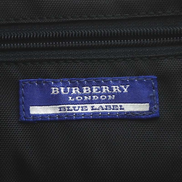 BURBERRY BLUE LABEL(バーバリーブルーレーベル)のバーバリーブルーレーベル ノバチェック ハンドバッグ ウール ベージュ 黒 赤 レディースのバッグ(ハンドバッグ)の商品写真