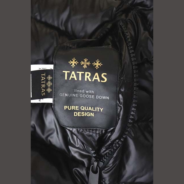 TATRAS(タトラス)のタトラス ラクーンファー付き リバーシブル ダウンジャケット 中綿ジャケット レディースのジャケット/アウター(ダウンジャケット)の商品写真