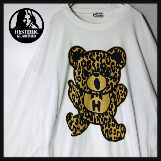 HYSTERIC GLAMOUR(ヒステリックグラマー)の【即完売モデル】ヒスベア ヒステリックグラマー  レオパード ロンT レディースのトップス(Tシャツ(長袖/七分))の商品写真