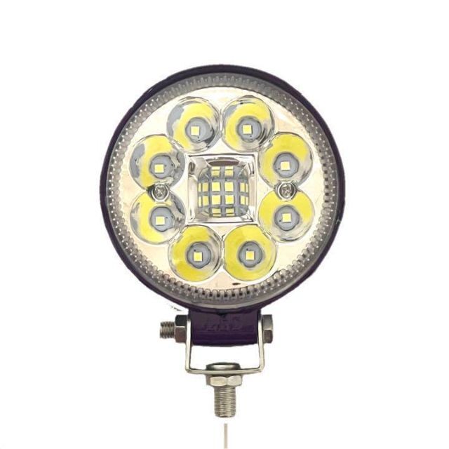 [2個セット] 60w LED 作業灯 ワークライト コンボビーム ホワイト 丸 自動車/バイクの自動車(トラック・バス用品)の商品写真