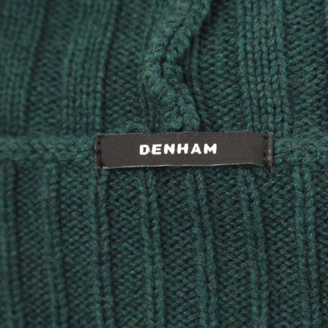 DENHAM(デンハム)のデンハム カーディガン ニット 絹混 シルク混 長袖 36 M 緑 レディースのトップス(カーディガン)の商品写真