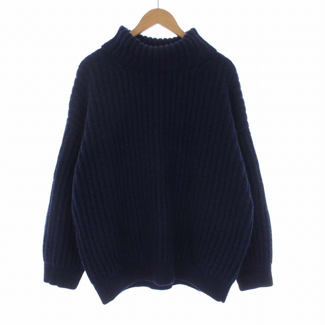 VISVIM 21AW AMPLUS TURTLENECK KNIT 2 紺