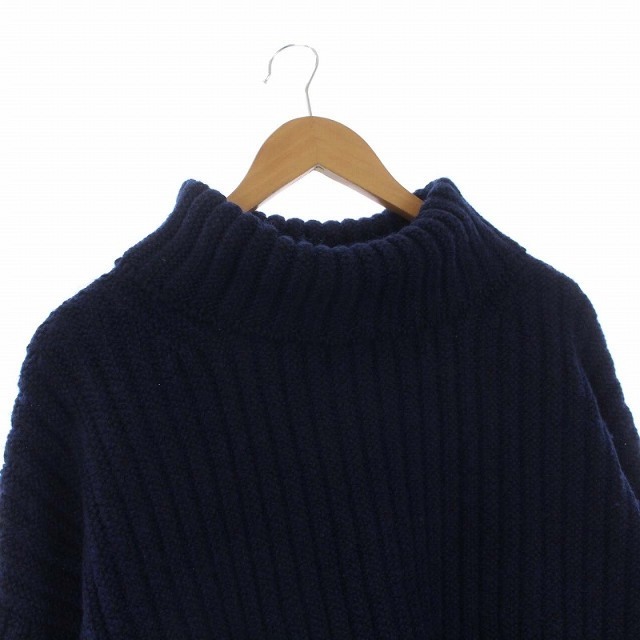 VISVIM 21AW AMPLUS TURTLENECK KNIT 2 紺